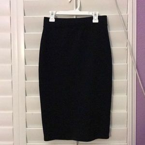 Knee length pencil skirt